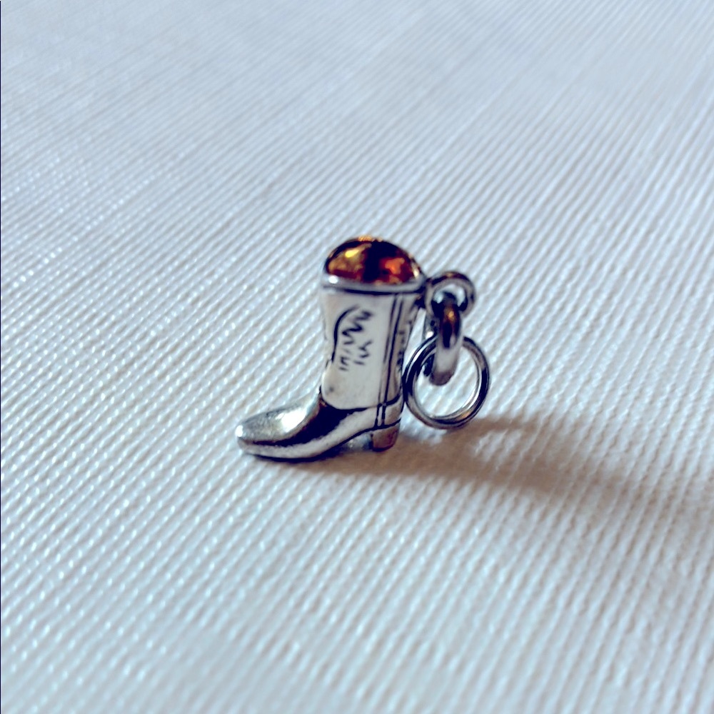 Silver Boot Charm Bracelet